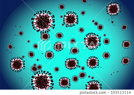 Virus. VIrus illustration. Virus 3d rendering of a virus. Microbiology And Virology Concept. Ebola. Coronavirus. Medical concept. Illustration. Covid 19 or flu or monkeypox 3d. Virus. VIrus illustration. Virus 3d rendering of a virus. Microbiology And Virology Concept. Ebola. Coronavirus. Medical concept. Illustration. Covid 19 or flu or monkeypox 3d. 103513114