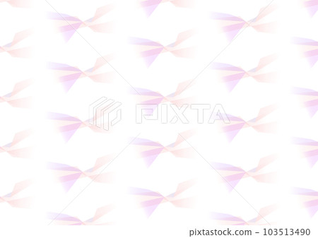 Fluffy spring ribbon pattern (purple) Fluffy spring ribbon pattern (purple) 103513490