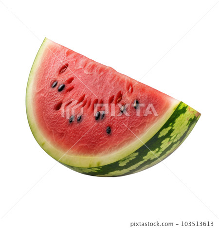 Fresh watermelon isolated. Illustration AI Generative Fresh watermelon isolated. Illustration AI Generative 103513613