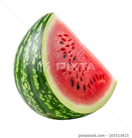 Fresh watermelon isolated. Illustration AI Generative Fresh watermelon isolated. Illustration AI Generative 103513615