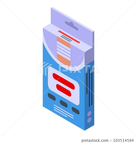 Bandage pack icon. Isometric of bandage pack vector icon for web design isolated on white background 103514584