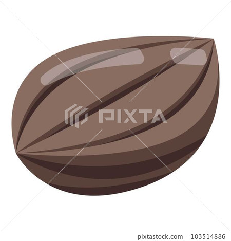 Cinnamon seed icon. Isometric of cinnamon seed vector icon for web design isolated on white background Cinnamon seed icon. Isometric of cinnamon seed vector icon for web design isolated on white background 103514886
