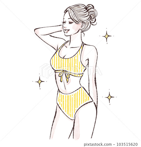 女性插畫素材 女性插畫素材 103515620