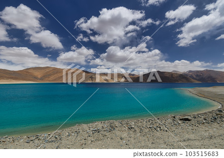 Pangong Lake is the highest saltwater lake in the world,Pangong Tso or Pangong Lake is an endorheic lake spanning eastern Ladakh and West Tibet situated at an elevation of 4,225 m , Ladakh, India, Pangong Lake is the highest saltwater lake in the world,Pangong Tso or Pangong Lake is an endorheic lake spanning eastern Ladakh and West Tibet situated at an elevation of 4,225 m , Ladakh, India, 103515683