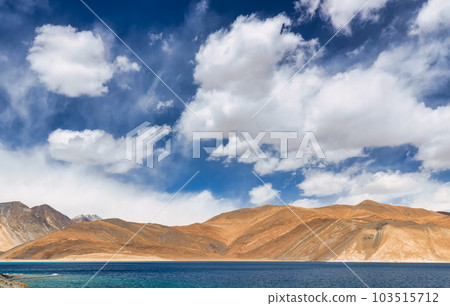 Pangong Lake is the highest saltwater lake in the world,Pangong Tso or Pangong Lake is an endorheic lake spanning eastern Ladakh and West Tibet situated at an elevation of 4,225 m , Ladakh, India, Pangong Lake is the highest saltwater lake in the world,Pangong Tso or Pangong Lake is an endorheic lake spanning eastern Ladakh and West Tibet situated at an elevation of 4,225 m , Ladakh, India, 103515712