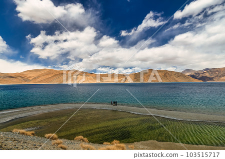 Pangong Lake is the highest saltwater lake in the world,Pangong Tso or Pangong Lake is an endorheic lake spanning eastern Ladakh and West Tibet situated at an elevation of 4,225 m , Ladakh, India, Pangong Lake is the highest saltwater lake in the world,Pangong Tso or Pangong Lake is an endorheic lake spanning eastern Ladakh and West Tibet situated at an elevation of 4,225 m , Ladakh, India, 103515717