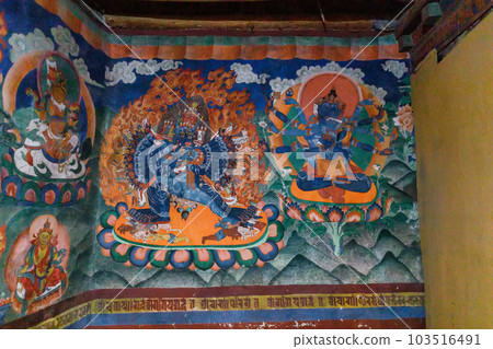 Thiksey Monastery,Thiksey Gompa, Leh Ladakh, Jammu,Kashmir, India Thiksey Monastery,Thiksey Gompa, Leh Ladakh, Jammu,Kashmir, India 103516491