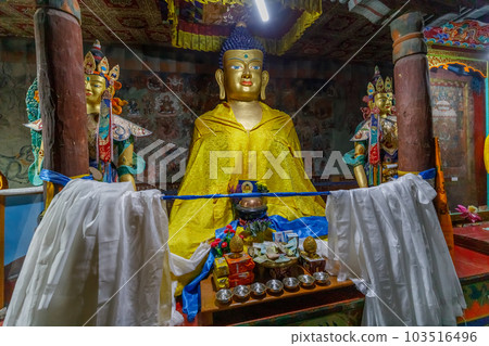 Thiksey Monastery,Thiksey Gompa, Leh Ladakh, Jammu,Kashmir, India 103516496
