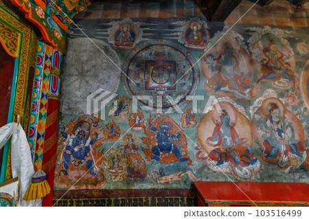 Thiksey Monastery,Thiksey Gompa, Leh Ladakh, Jammu,Kashmir, India 103516499