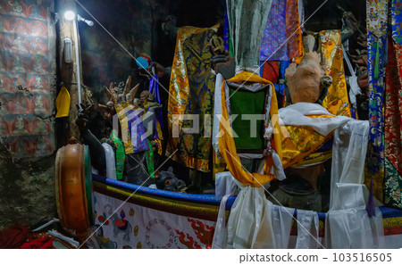 Thiksey Monastery,Thiksey Gompa, Leh Ladakh, Jammu,Kashmir, India 103516505