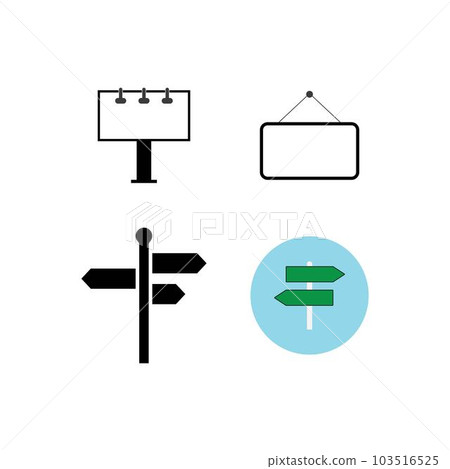 Signboard icon 103516525