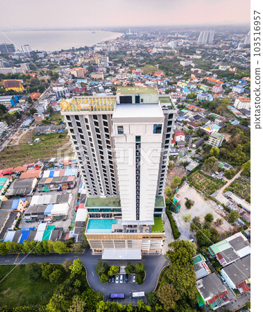 Aerial view of Pattaya, Bang Lamung District, Chon Buri, Thailand Aerial view of Pattaya, Bang Lamung District, Chon Buri, Thailand 103516957