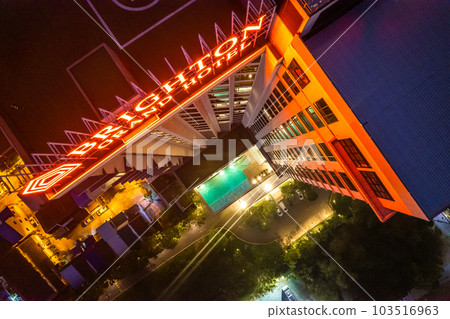 Aerial view of Pattaya, Bang Lamung District, Chon Buri, Thailand 103516963