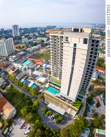 Aerial view of Pattaya, Bang Lamung District, Chon Buri, Thailand Aerial view of Pattaya, Bang Lamung District, Chon Buri, Thailand 103517055