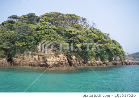The scenery of the island seen from the sea ferry 103517520