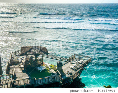 Blue Point Beach Ungasan, Pantai Suluban in Uluwatu Beach, Bali, Indonesia 103517694