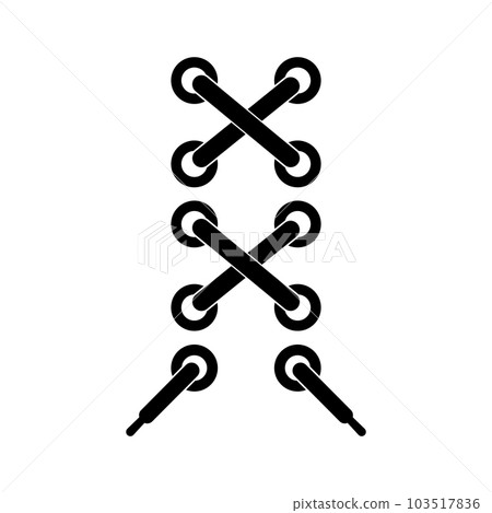 shoelace icon 103517836
