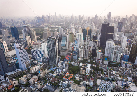 Aerial view of Watthana district in Bangkok, Thailand Aerial view of Watthana district in Bangkok, Thailand 103517858