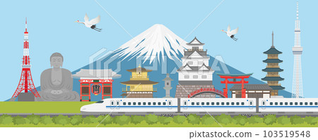 新幹線穿梭於日本街頭 103519548