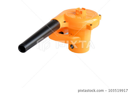 Yellow blower tool isolated on white background ,clipping path. 103519917