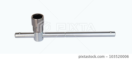 Metal bits for socket wrench.clipping path. Metal bits for socket wrench.clipping path. 103520006
