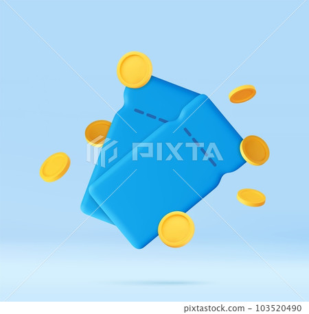 Voucher card cash back template design with coupon Voucher card cash back template design with coupon 103520490