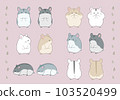 Hamster illustration set 103520499