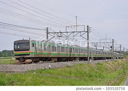 Takasaki Line Okabe-Honjo JR East E231 series 1000 series U530 formation (Oyama) Takasaki Line Okabe-Honjo JR East E231 series 1000 series U530 formation (Oyama) 103520738