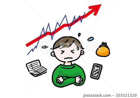 Rise in prices People in need Rise in prices People in need 103521329