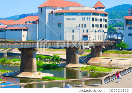 [Hyogo Prefecture] July: Go to the Takarazuka Grand Theater on a refreshing blue sky holiday 103521362