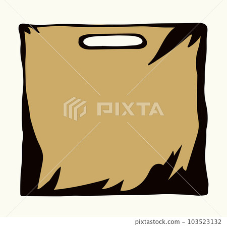 Shopping bag illustration. Vector drawing Shopping bag illustration. Vector drawing 103523132