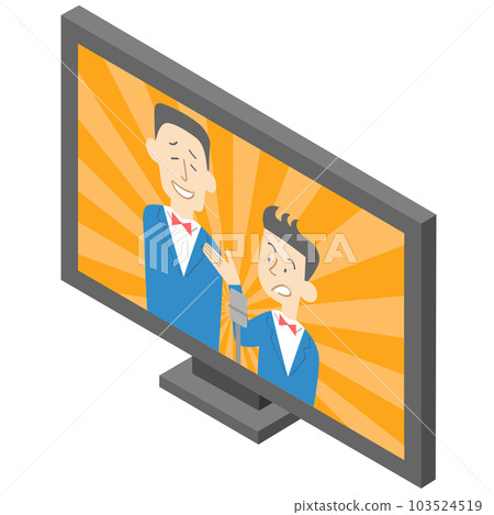 Comedy program/TV isometric Comedy program/TV isometric 103524519