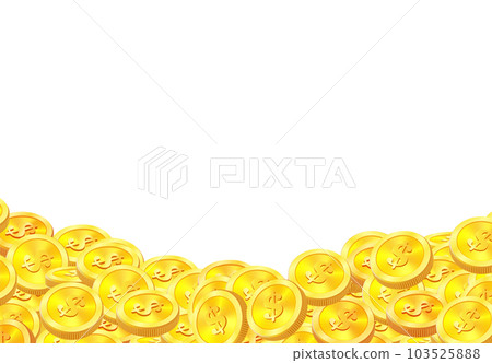coins, a lot of money, flying gold coins, golden rain. Jackpot or success concept. Modern background. Vector illustration coins, a lot of money, flying gold coins, golden rain. Jackpot or success concept. Modern background. Vector illustration 103525888