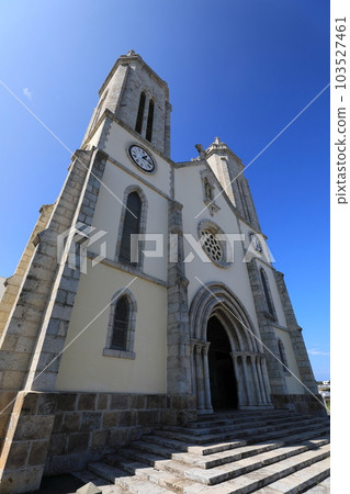 新喀裡多尼亞努美阿市中心聖約瑟夫大教堂的外觀 新喀裡多尼亞努美阿市中心聖約瑟夫大教堂的外觀 103527461