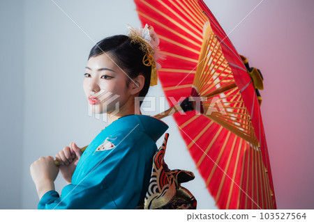 Furisode long hair 103527564