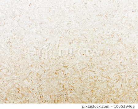 Background image of the surface of ivory particle board with compacted small pieces of wood 103529462