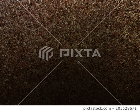 Background image of a dark brown particleboard surface with compressed small pieces of wood Background image of a dark brown particleboard surface with compressed small pieces of wood 103529671