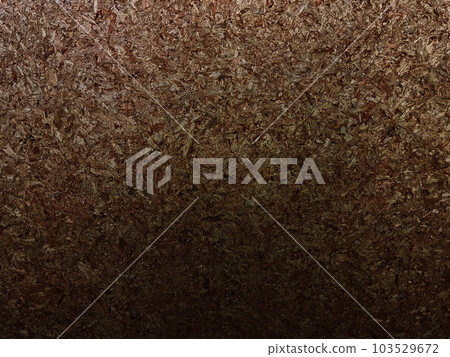 Background image of dark brown particle board surface with compacted small pieces of wood Background image of dark brown particle board surface with compacted small pieces of wood 103529672