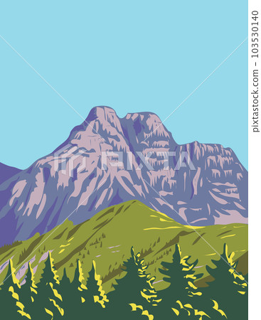 Dolomiti Bellunesi National Park in Belluno Veneto Italy WPA Art Deco Poster Dolomiti Bellunesi National Park in Belluno Veneto Italy WPA Art Deco Poster 103530140