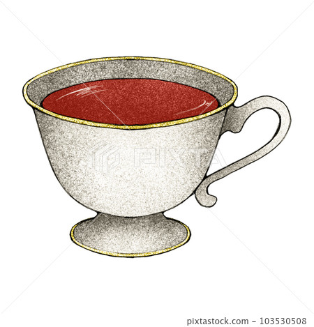 Tea cup with drink (tea) / With main line Tea cup with drink (tea) / With main line 103530508