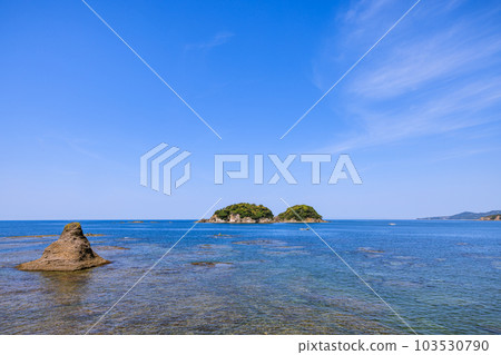 Kashima, an uninhabited island in Nanbu Bay, Minabe Town, Wakayama Prefecture 103530790