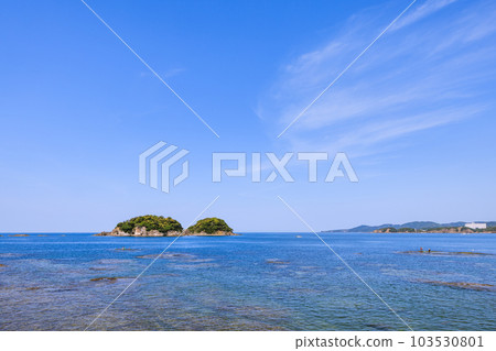 Kashima, an uninhabited island in Nanbu Bay, Minabe Town, Wakayama Prefecture 103530801