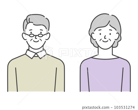 Senior generation male female 103531274