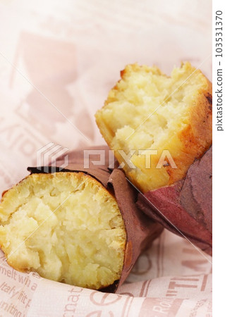 烤紅薯紅優香紅薯碎成兩個紅遙 103531370