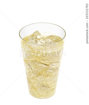 Glass ginger ale illustration real Glass ginger ale illustration real 103532765