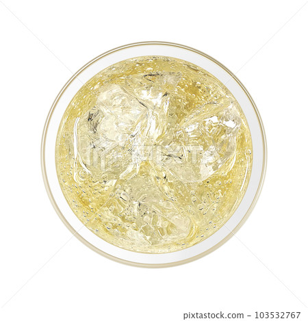 Illustration real of jasmine tea in a glass Illustration real of jasmine tea in a glass 103532767