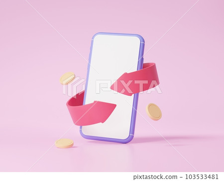 手上漂浮的網上鈔票 手上漂浮的網上鈔票 103533481