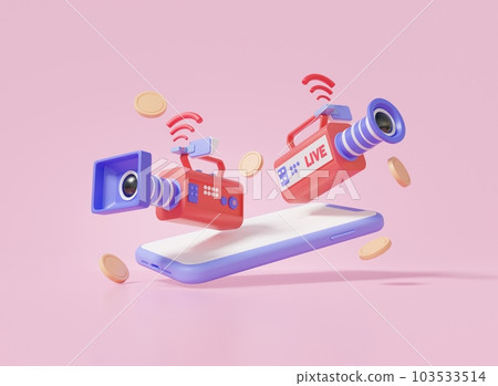 被動介紹性概念。社交媒體手機恢復階段機 103533514