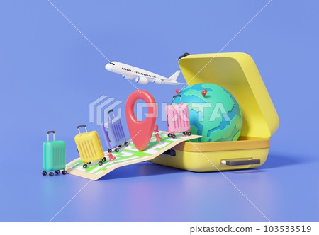 卡通飛行飛機旅行旅遊飛機旅行計畫世界旅遊行李休閒旅遊度假夏季概念 卡通飛行飛機旅行旅遊飛機旅行計畫世界旅遊行李休閒旅遊度假夏季概念 103533519