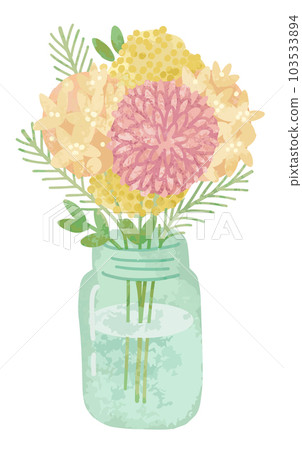 日常插畫:廚房花 日常插畫:廚房花 103533894